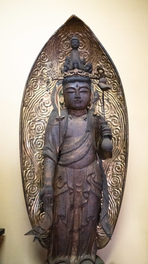 十一面観音、五智如来、十二神将、不動明王、金剛力士、騎龍観音、千手 